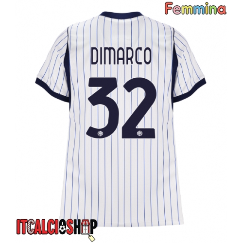 Inter Milan Federico Dimarco #32 Seconda Maglia Femmina 2026-27 Manica Corta